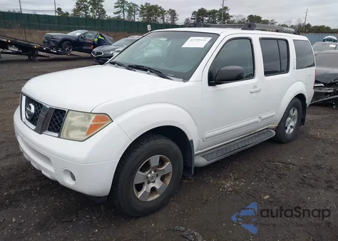 2006 Nissan Pathfinder S из США, поврежденный, VIN 5N1AR18W56C665519